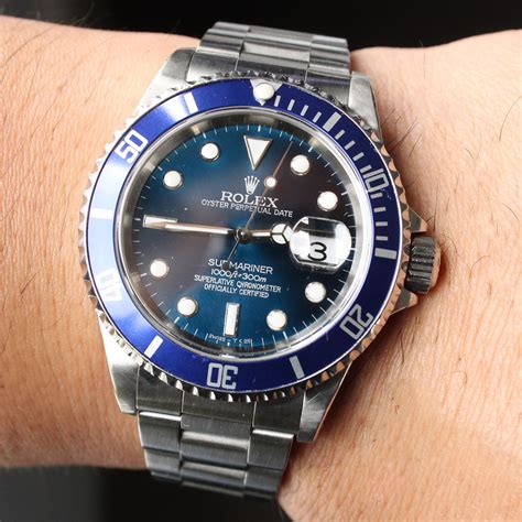 rolex submariner blue bezel blue dial